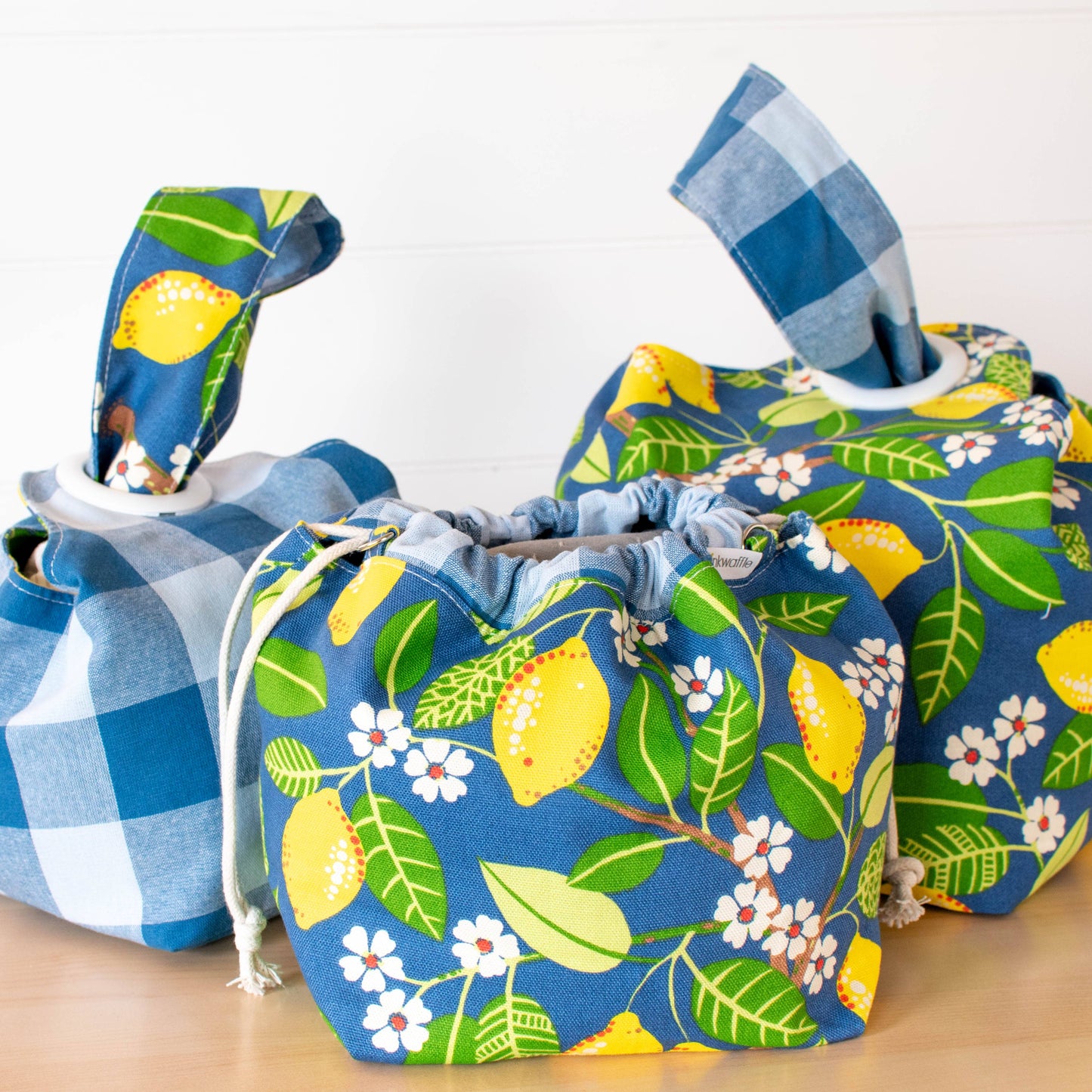Limoncello — Drawstring Project Bags