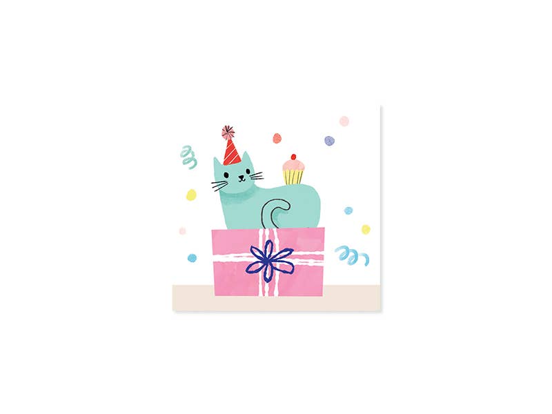 Party Cats Mini Pop-Up Birthday Card