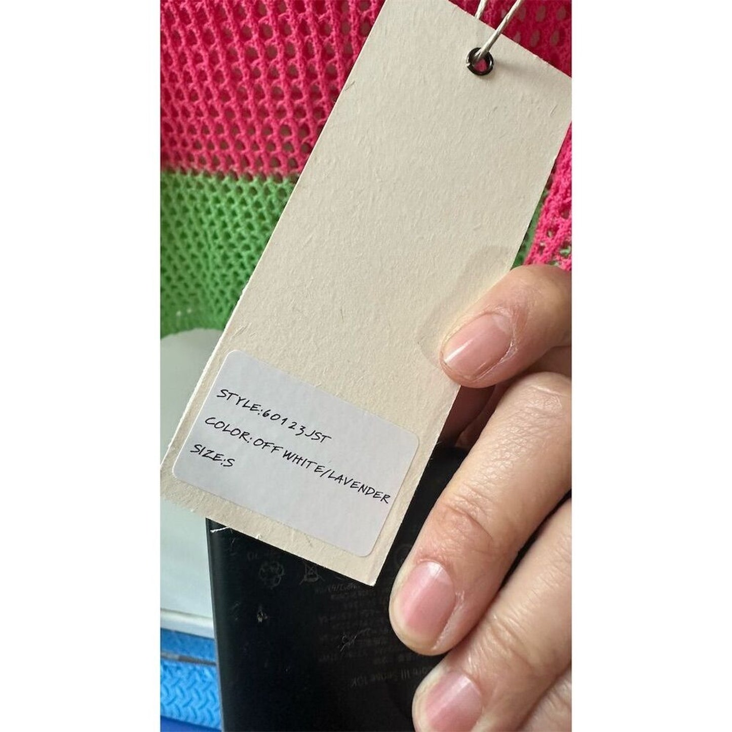 1099. BLUEVELVET Women's Colorblock Mesh Long Sleeve Top Multicolor Size S