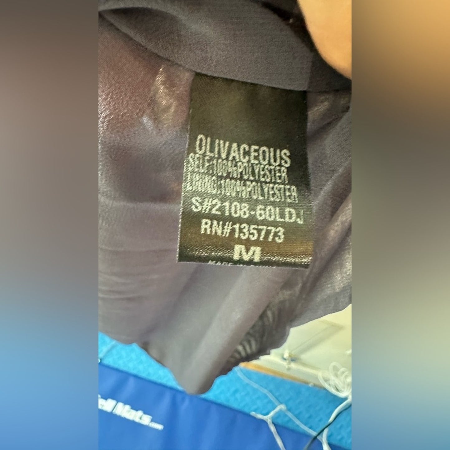 Oliveaceous, Black and Gold Smocked Ruffle Midi Dress, Size M | 0102