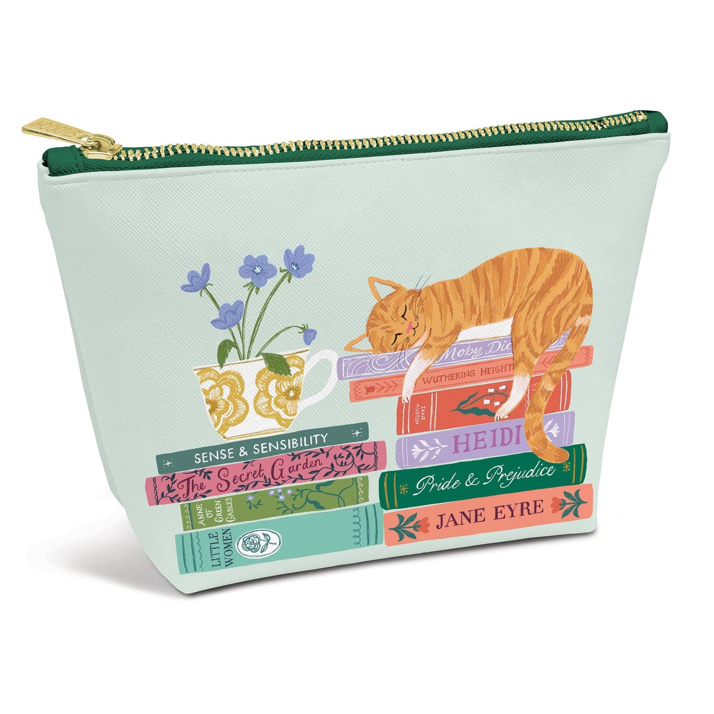 Cozy Reads Clutch Cosmetic Bag