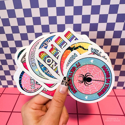 Cat Mama Cats Funny Relatable Waterproof Vinyl Sticker