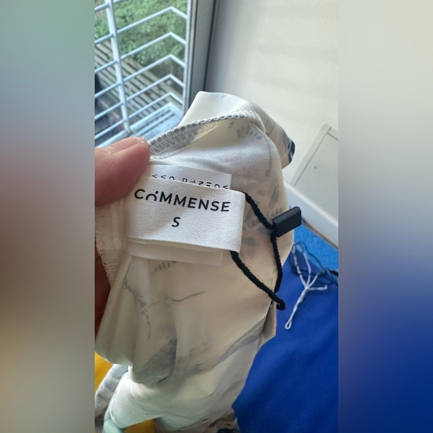 Coastal Gingham trim dress