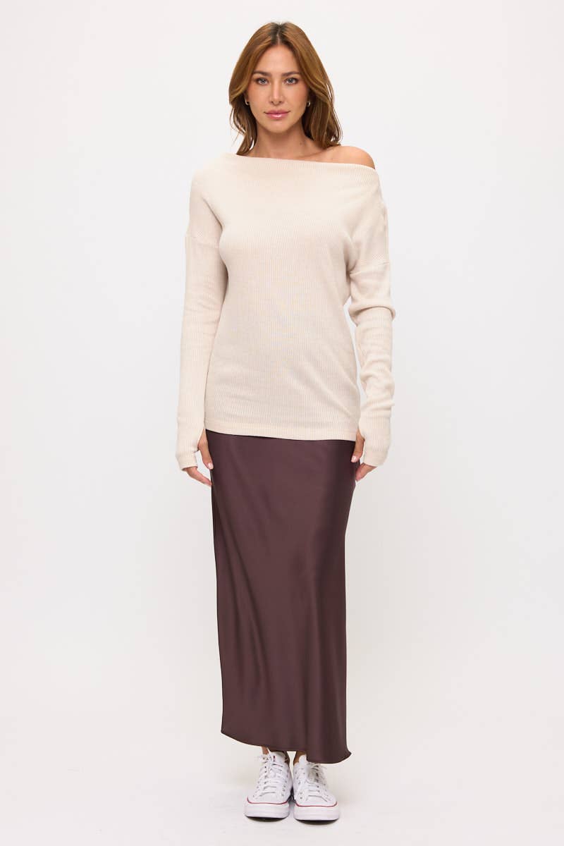 Made In The USA Off The Shoulder Sweater