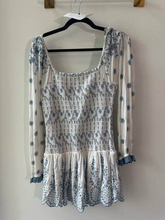 Floral dress.