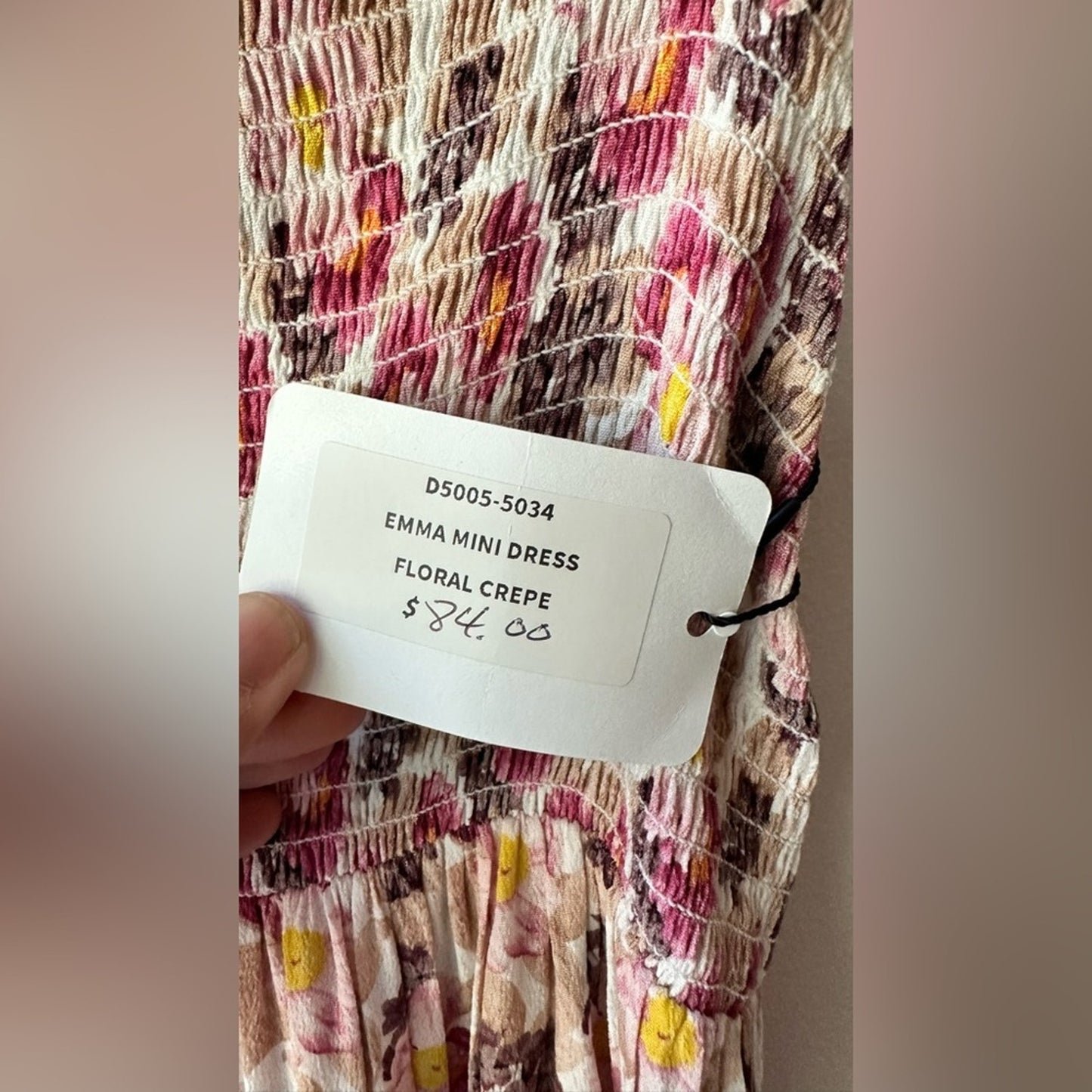 Adoratble Mini Dress, Floral Crepe. NWOT , Size S | 0207