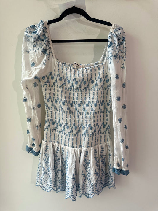 Floral dress.