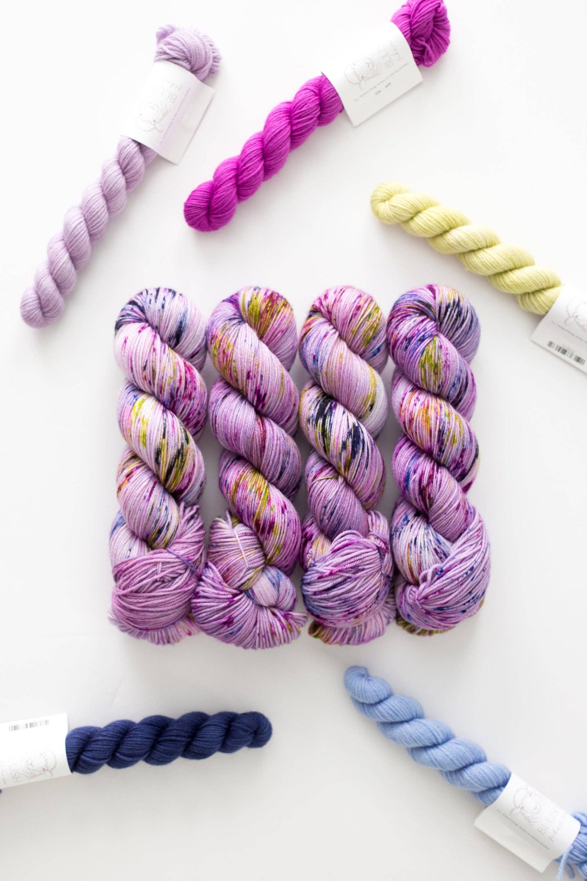 Painted Petals Hand Dyed SW Merino Nylon Yarn Indie Dyed