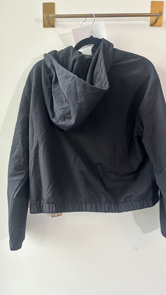 Small black train jacket