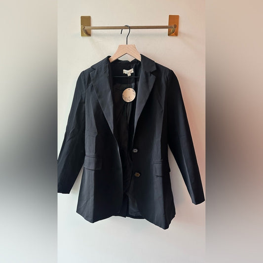 Tea N Cup Black Single-Breasted Blazer Size S | SKU 100