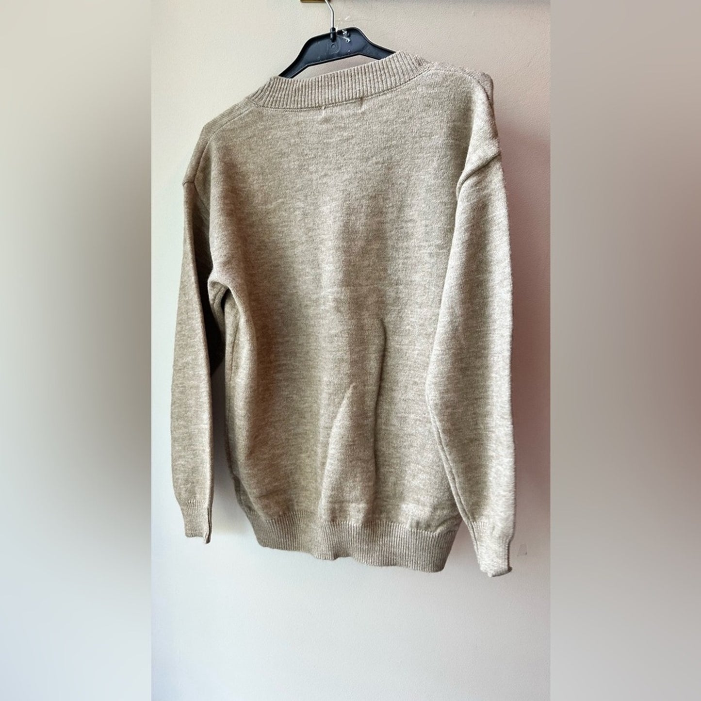 Sherrie Beige Cardigan Sweater, Size S (AU 8 / US 4) | 001