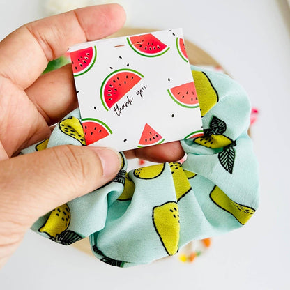 "You're One in a Melon" Thank You Scrunchies | Cute Fruit