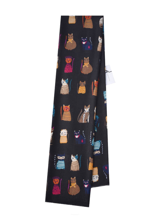 Scarvii - Cute Cartoon Cat Pattern Scarf