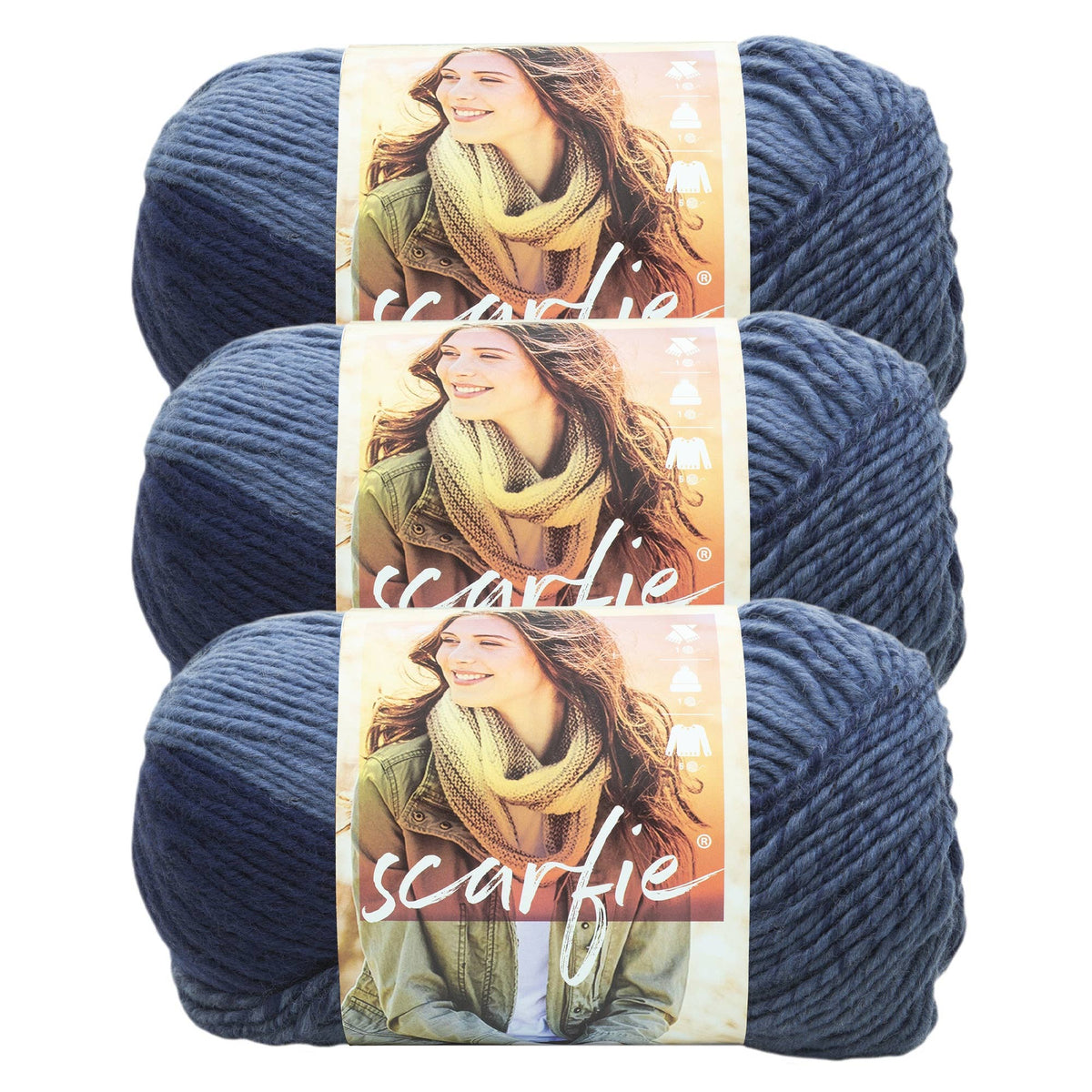 Lion Brand Yarn Scarfie 3 Pack