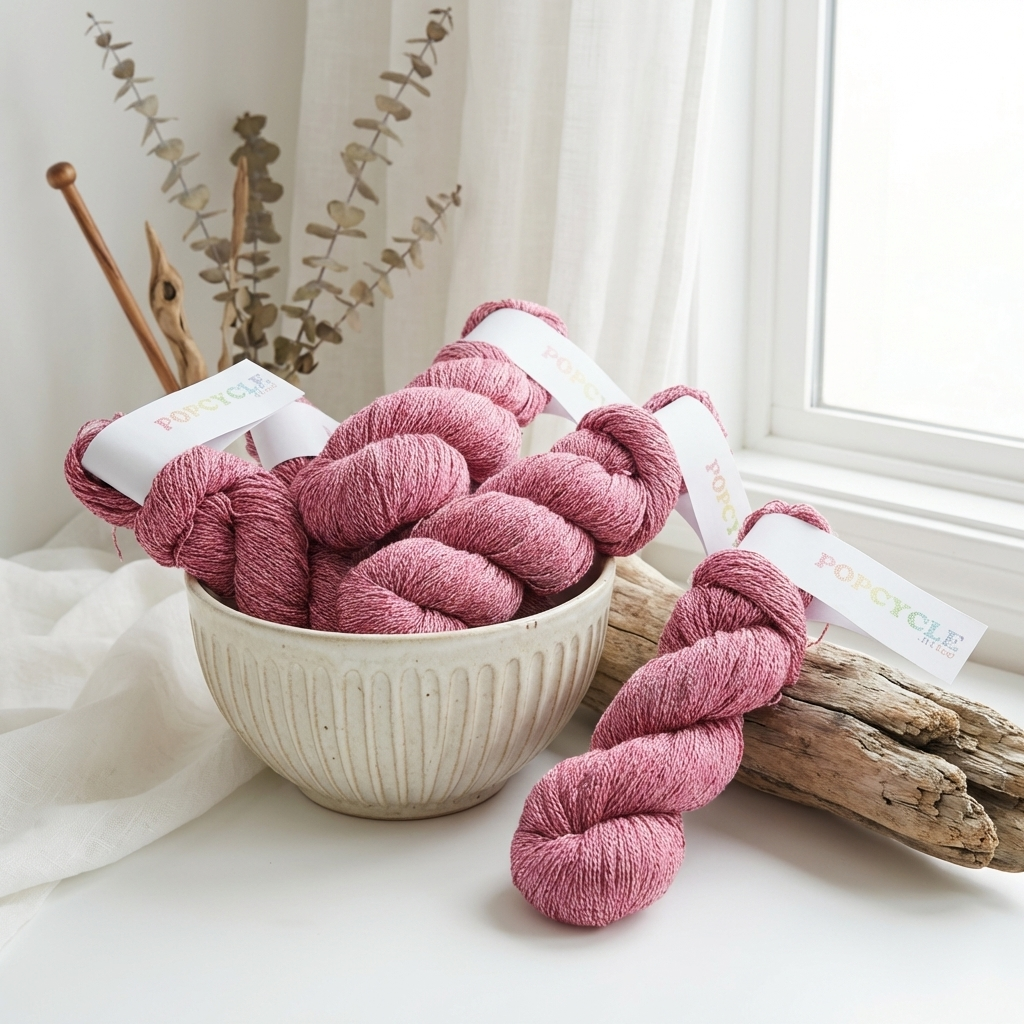 HiKoo Popcycle - wool free bamboo recycled plastic blend yarn