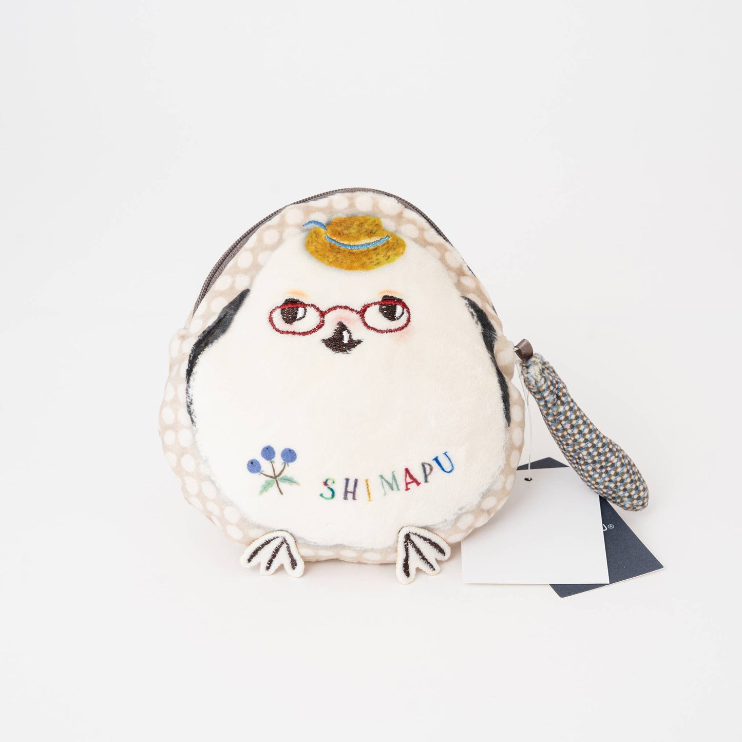 Kusuguru Shimapu Plush Bird Coin Purse – Soft Padded