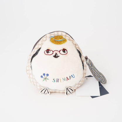 Kusuguru Shimapu Plush Bird Coin Purse – Soft Padded