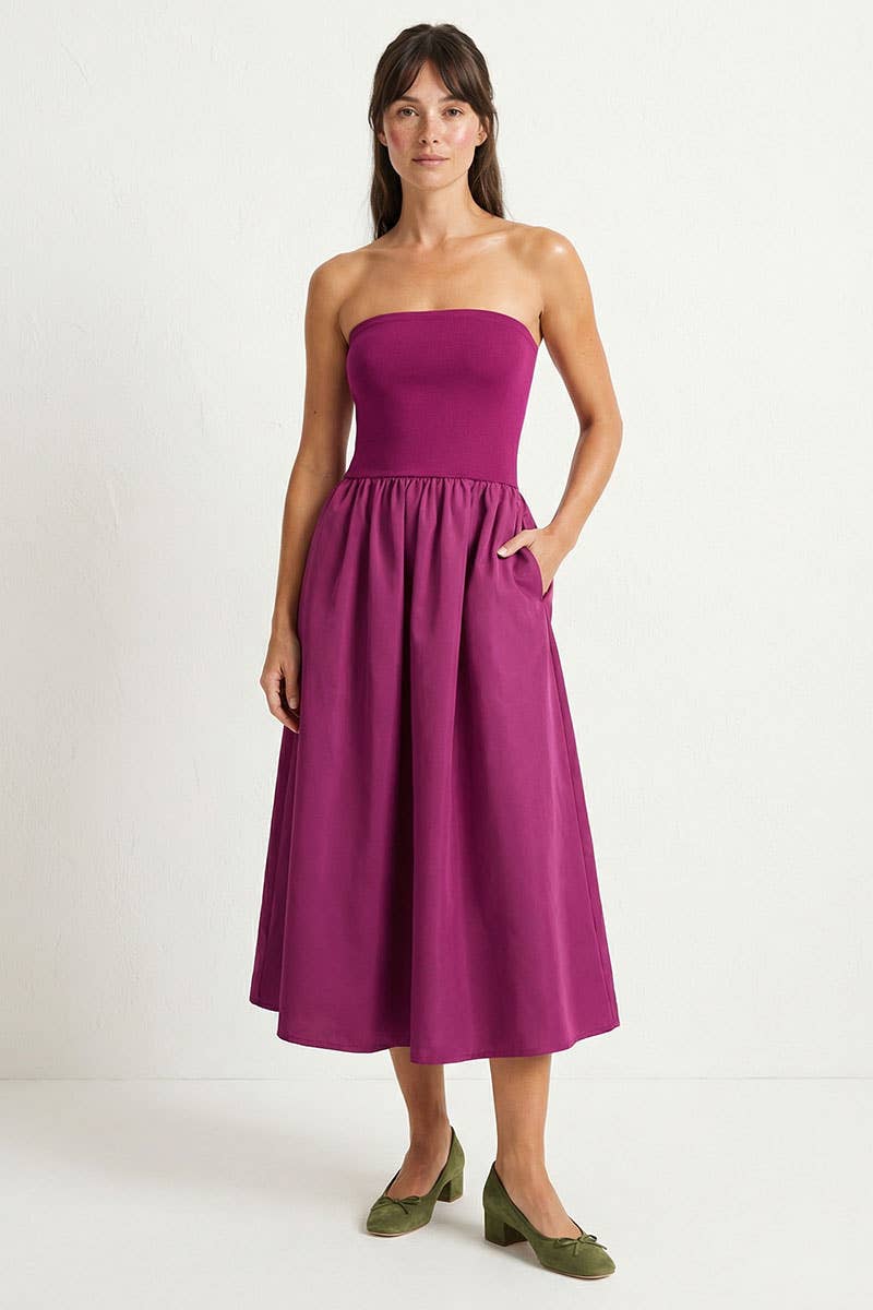 Tube Top Maxi Dress