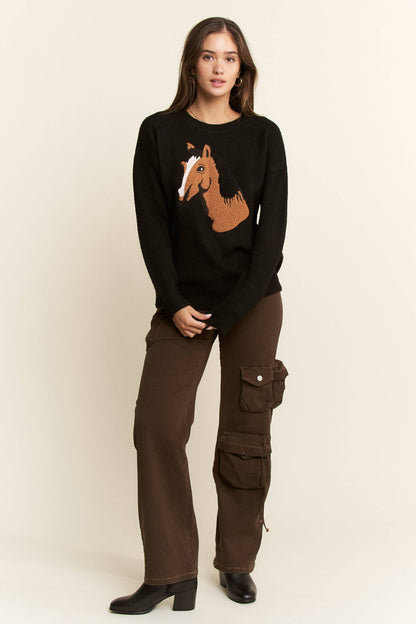HORSE KNIT SWEATER