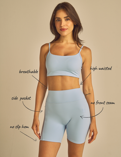 Luxe Compression 5" Biker Shorts