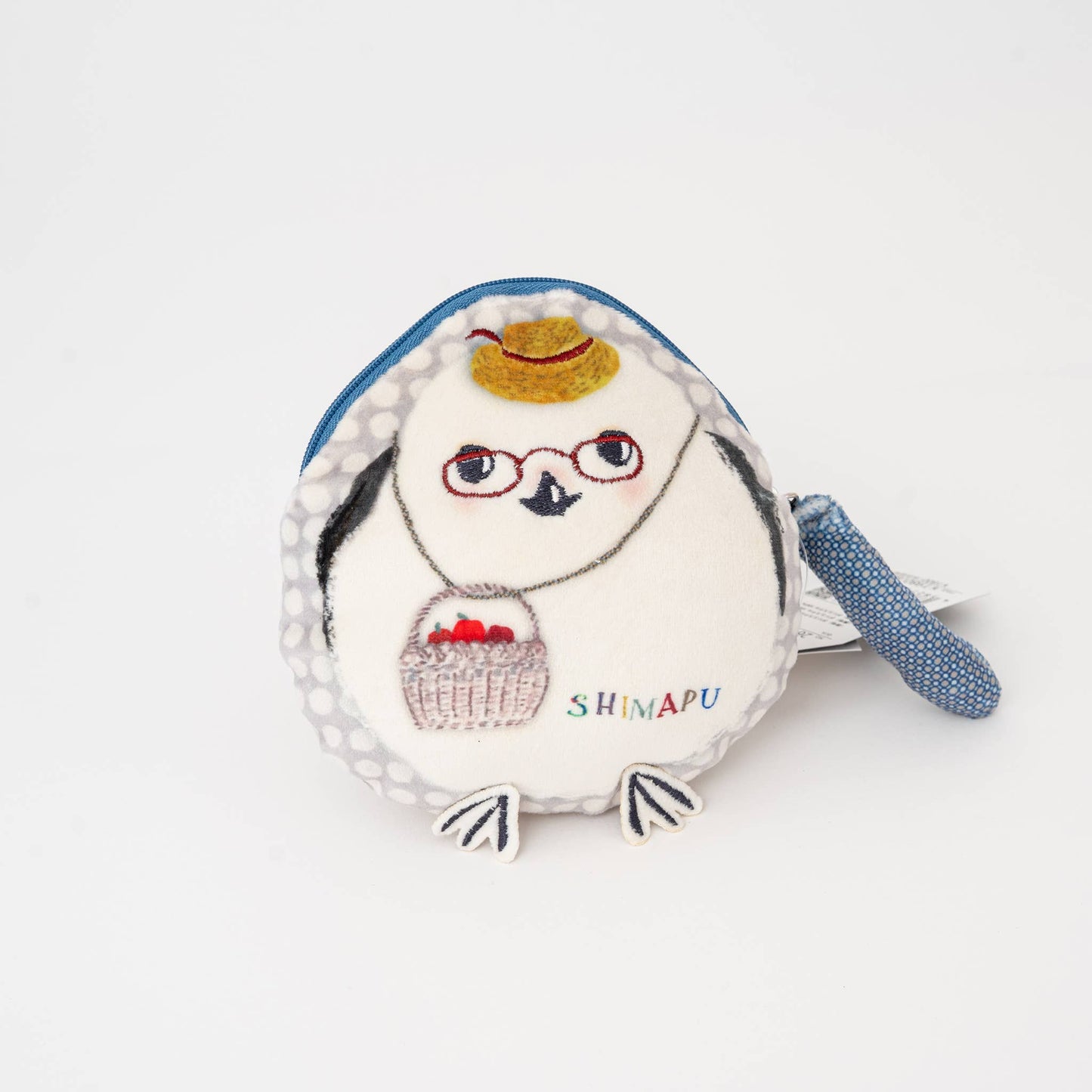Kusuguru Shimapu Plush Bird Coin Purse – Soft Padded