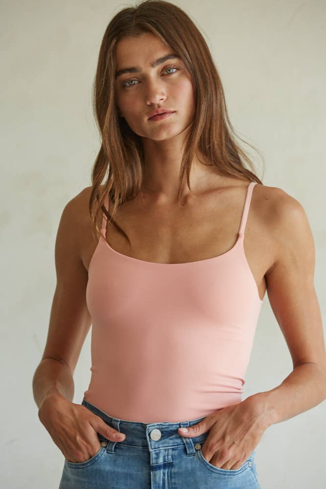 S1196 | Double Layered Nylon Spandex Seamless Bodysuit