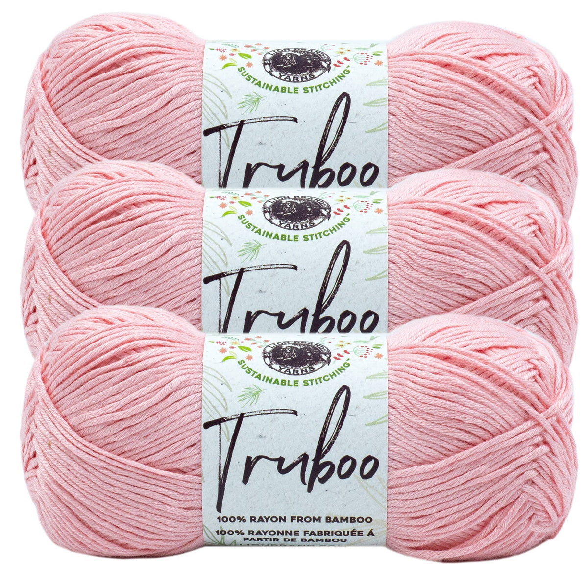 Lion Brand Yarn Truboo 3 Pack
