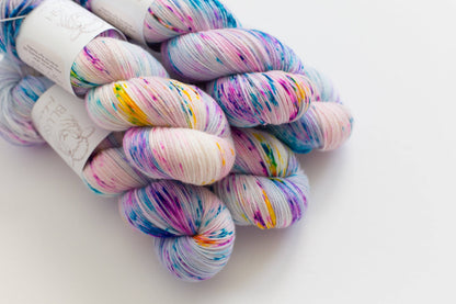 Pool Party Hand Dyed SW Merino Nylon Yarn