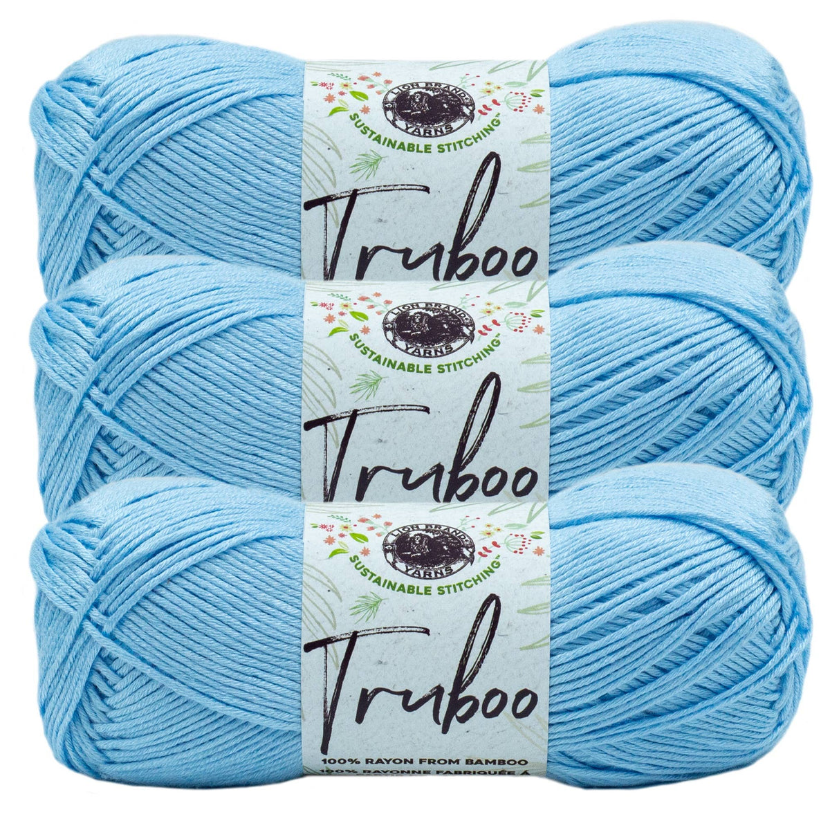 Lion Brand Yarn Truboo 3 Pack