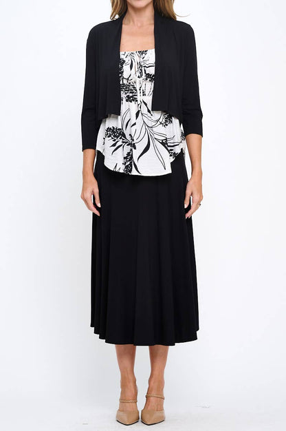 Made in USA Modal Open Front Bolero Cardigan