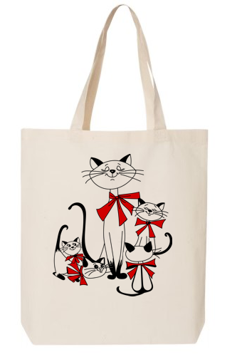 Feisty Cats All Dressed Up Carry-All Tote