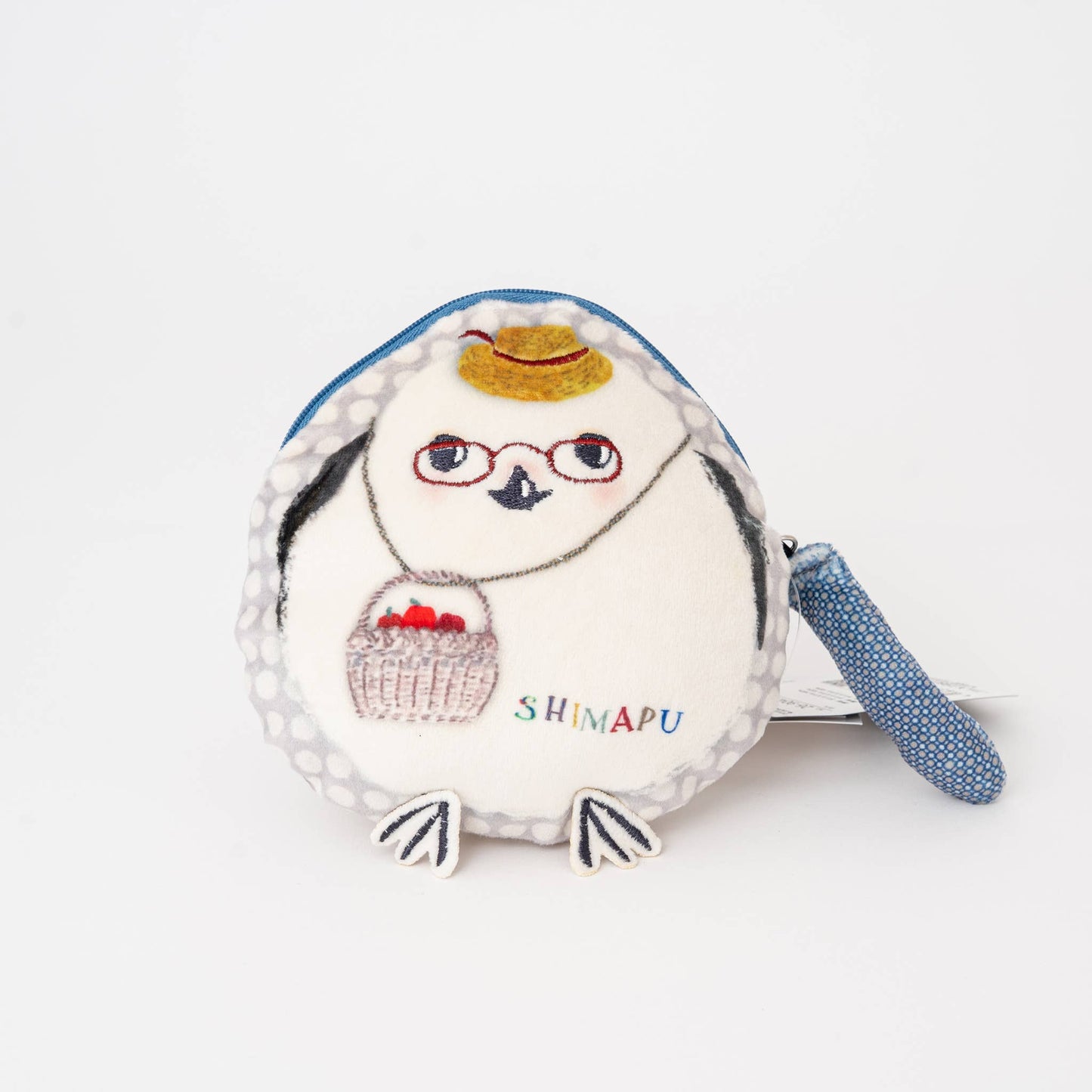 Kusuguru Shimapu Plush Bird Coin Purse – Soft Padded