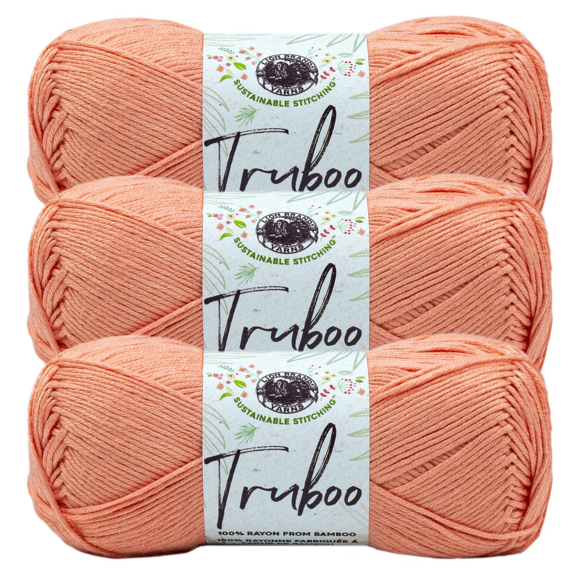Lion Brand Yarn Truboo 3 Pack
