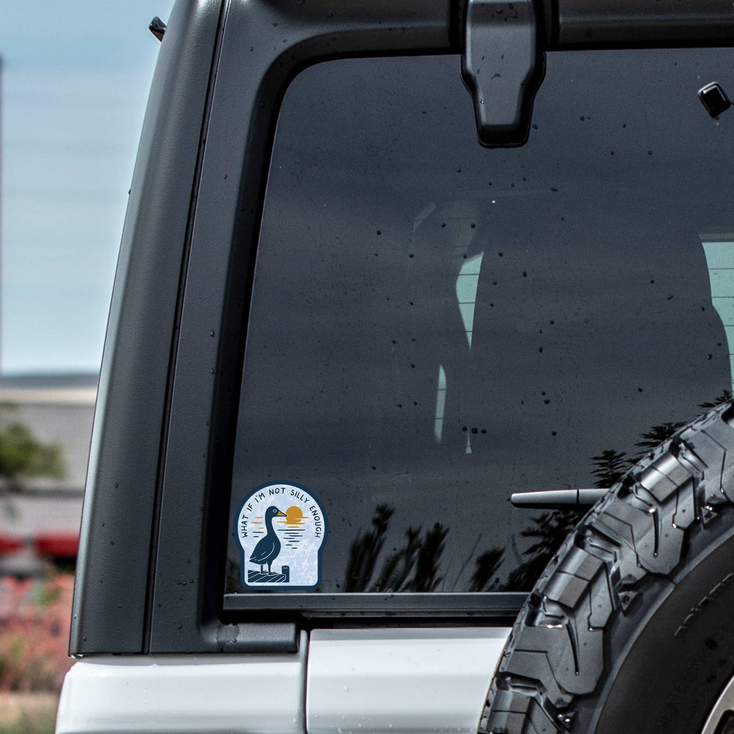 Silly Goose Funny Ironic High Quality Vinyl Sticker