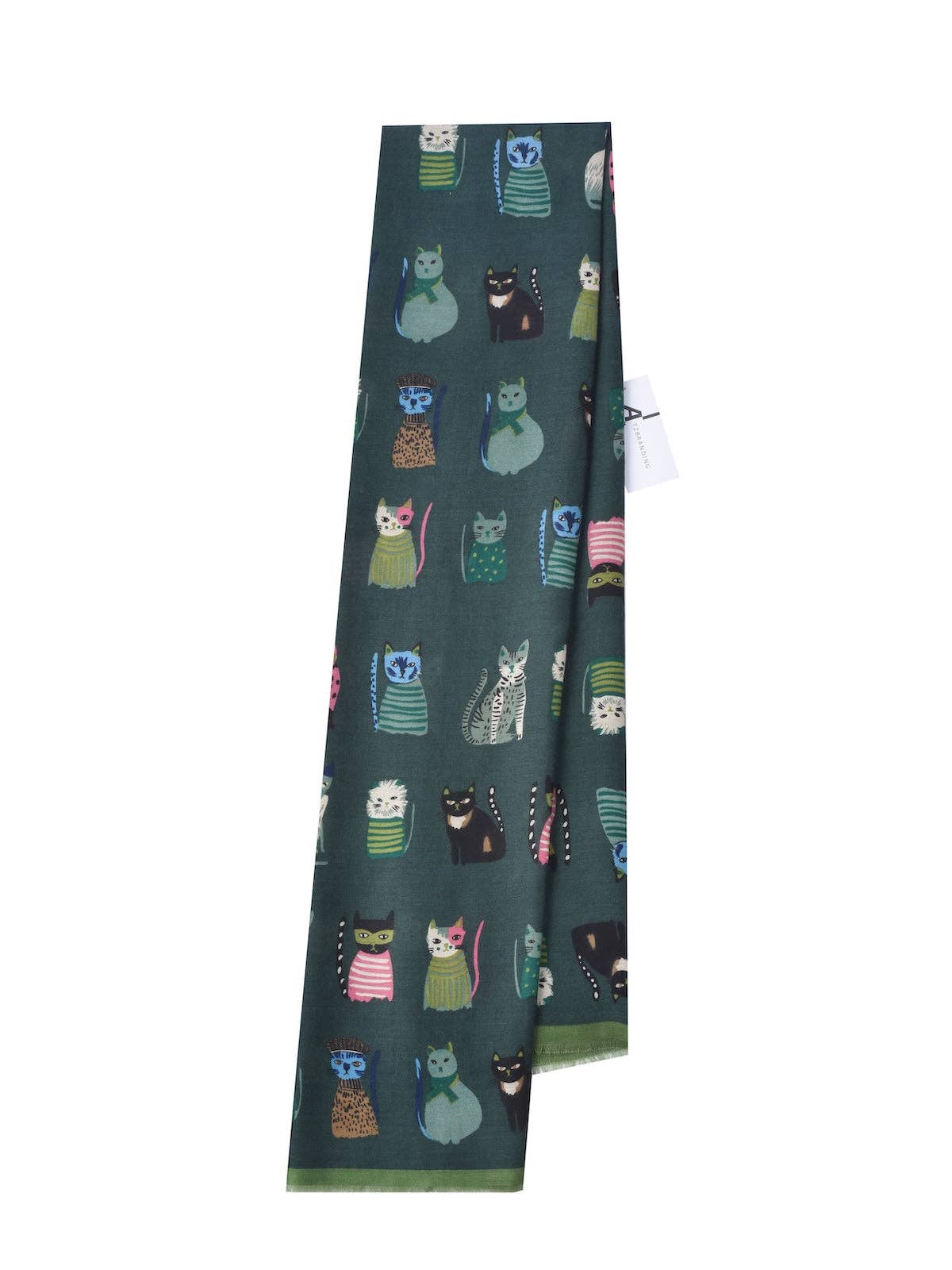 Scarvii - Cute Cartoon Cat Pattern Scarf