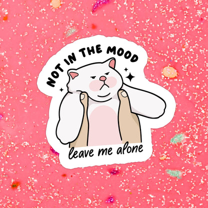 Cat Mama Cats Funny Relatable Waterproof Vinyl Sticker