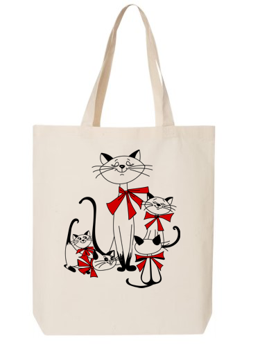 Feisty Cats All Dressed Up Carry-All Tote