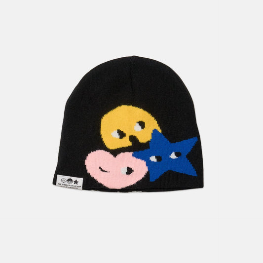 SIDEKICK: Black Knit Beanie