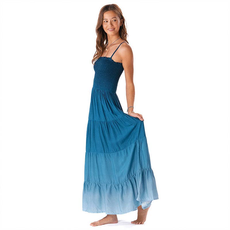 Ocean Mist Rayon Mai Tai Maxi Dress