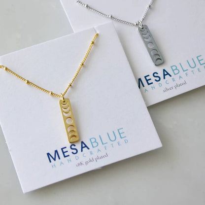 Moon Phase Necklace - Gold or Silver