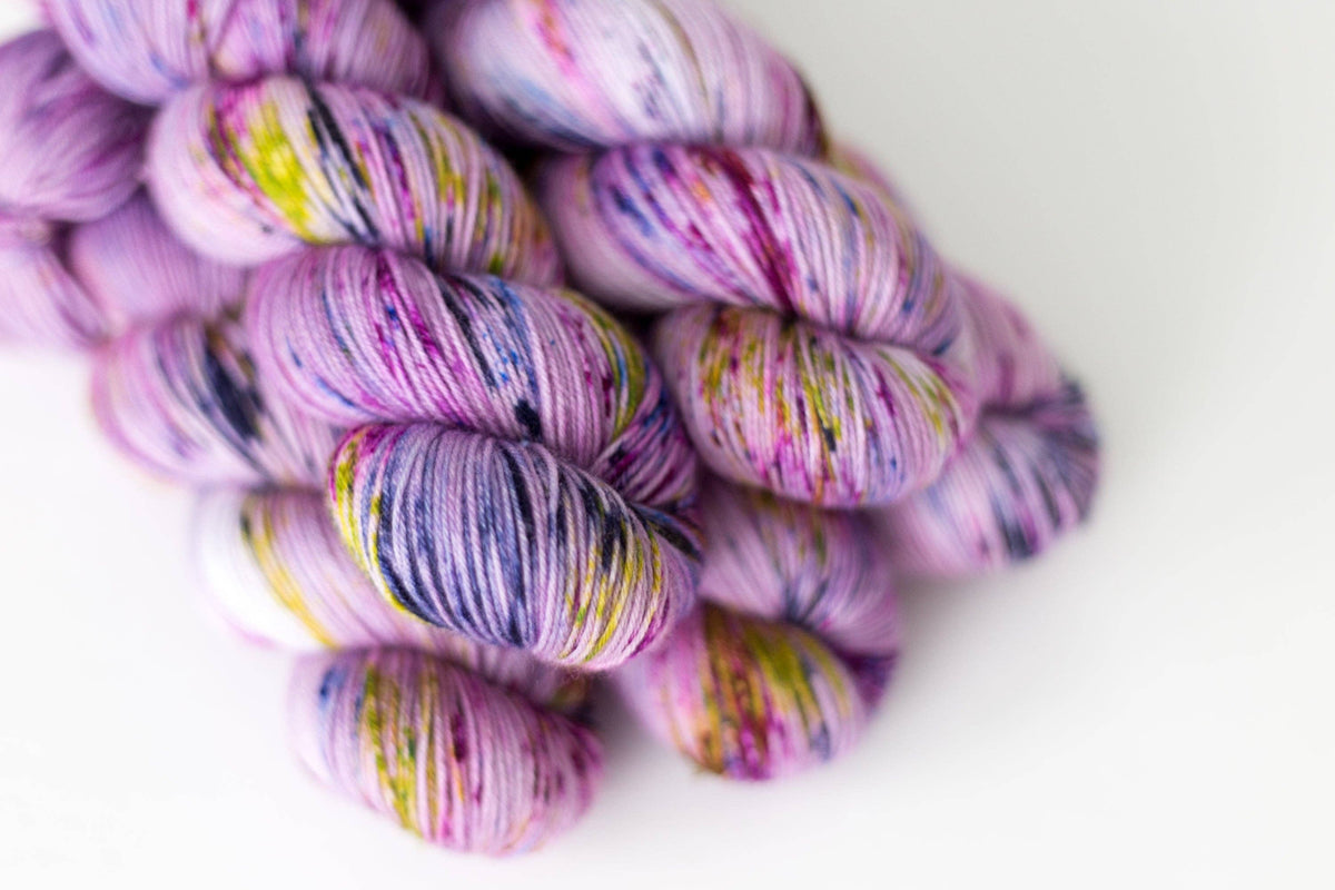 Painted Petals Hand Dyed SW Merino Nylon Yarn Indie Dyed