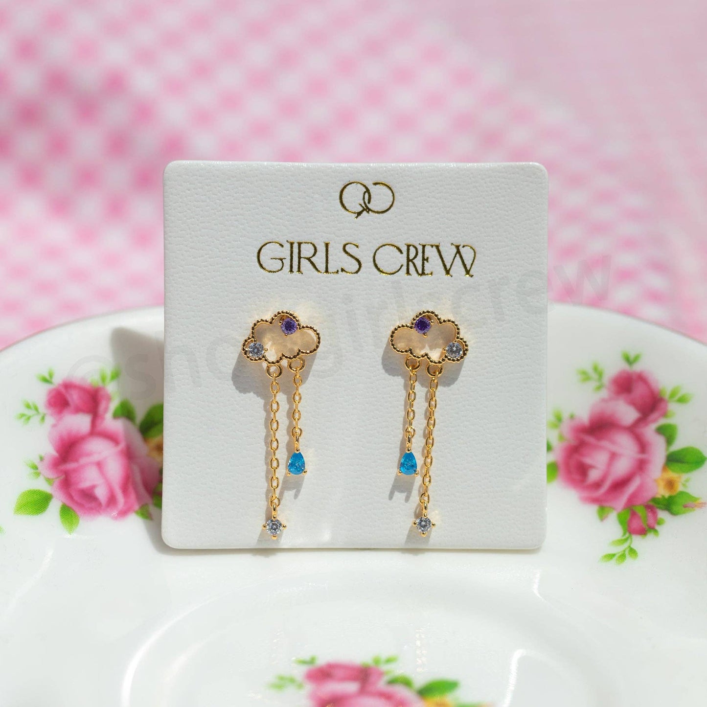 Reigning Clouds Dangle Earrings