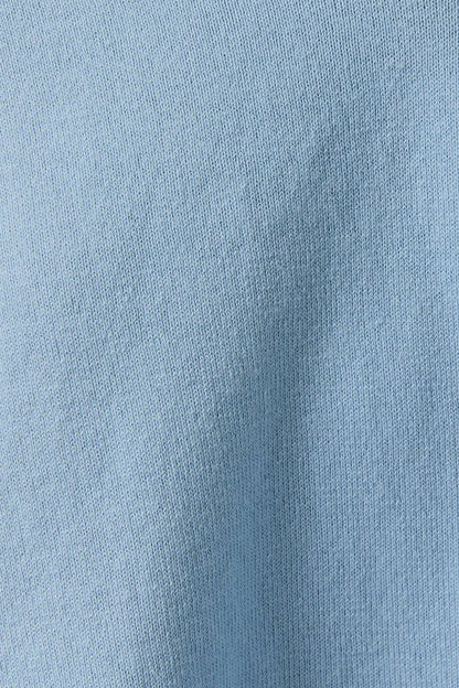 DROP SHOULDER V-NECK BOXY CROPPED SWEATER