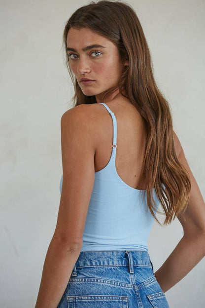 S1196 | Double Layered Nylon Spandex Seamless Bodysuit