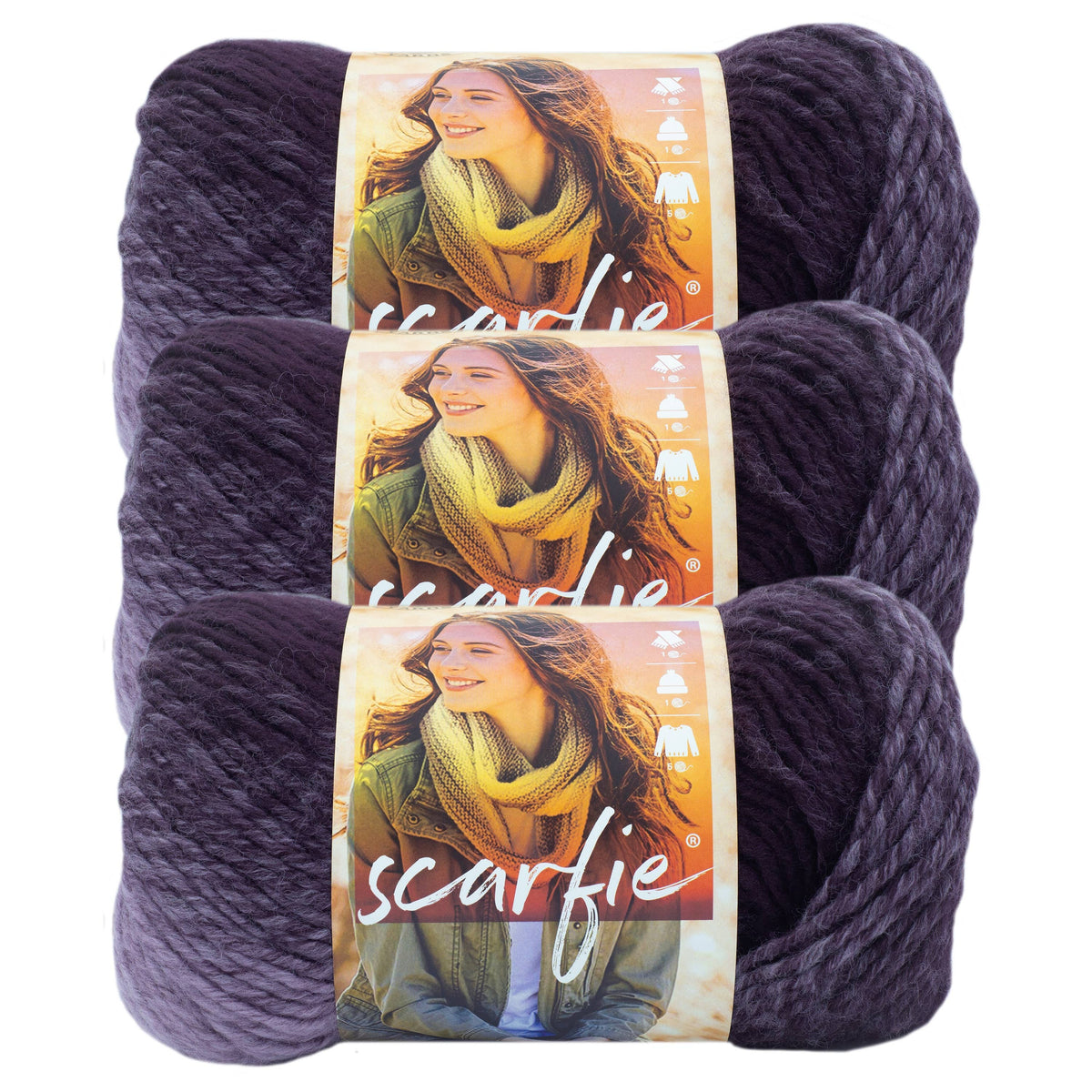 Lion Brand Yarn Scarfie 3 Pack