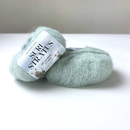 Plymouth Yarn Suri Stratus - Suri Alpaca Nylon Blend yarn, mohair look