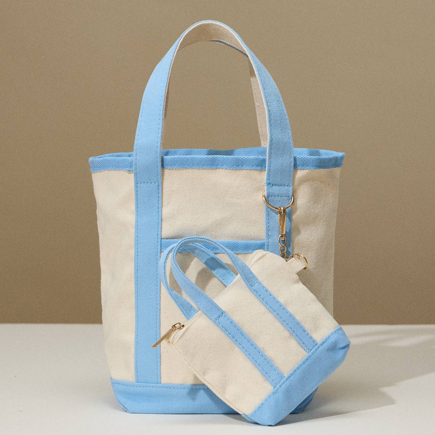EcoCharm Cotton Everywhere-Carry Canvas Tote Bag -Small Size