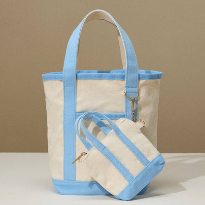 EcoCharm Cotton Everywhere-Carry Canvas Tote Bag -Small Size