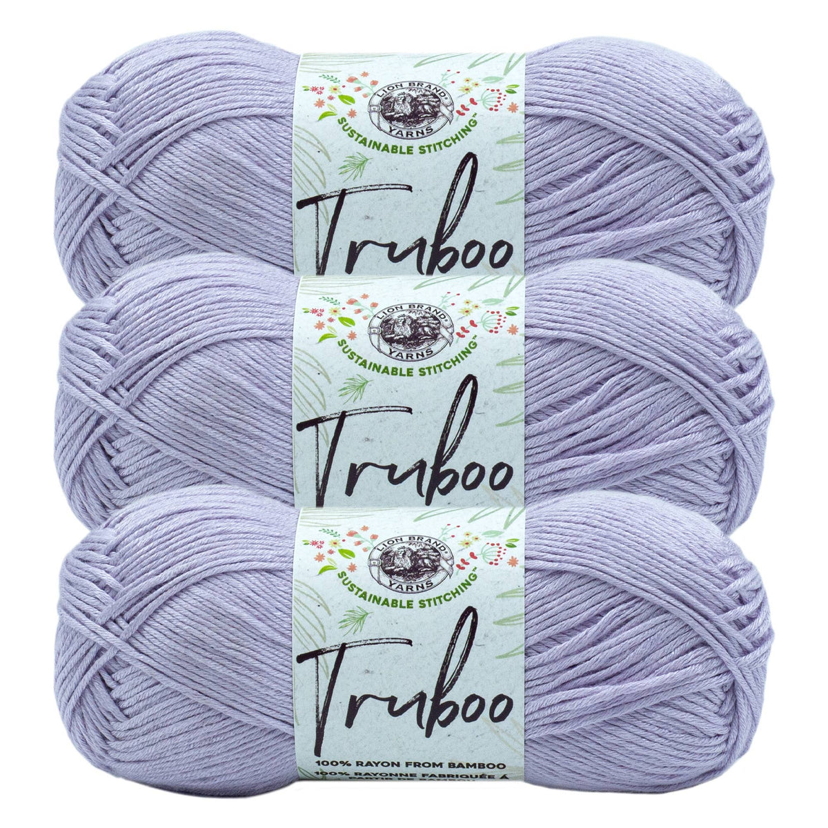 Lion Brand Yarn Truboo 3 Pack