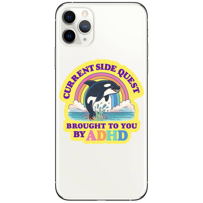 ADHD Funny Mental Health Neuro High Quality Vinyl Sticker